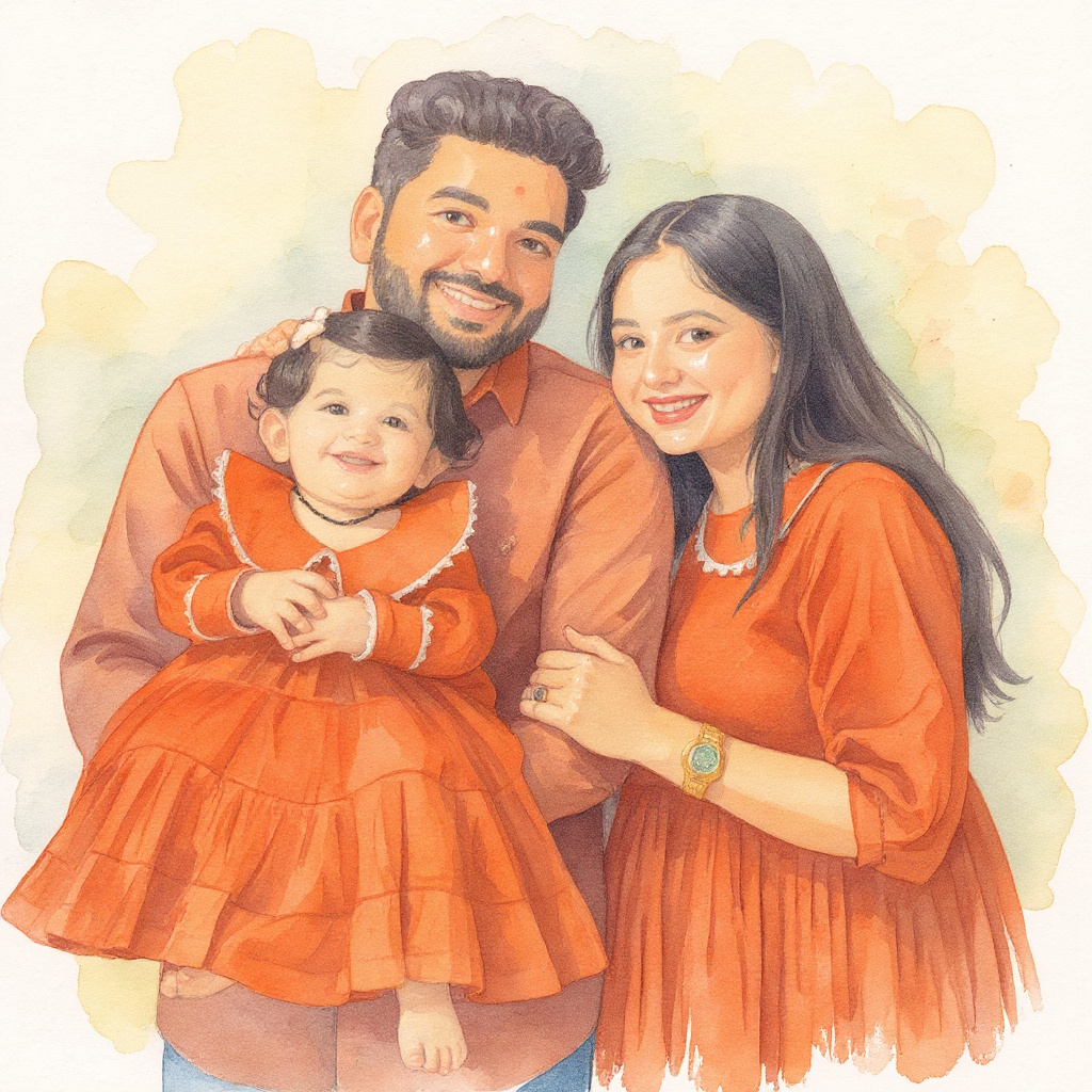 Watercolor style example